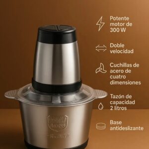 Picadora de alimentos 2 litros