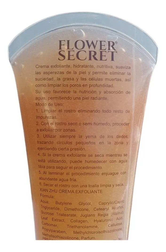 Aplicación Exfoliante Suave Flower Secret